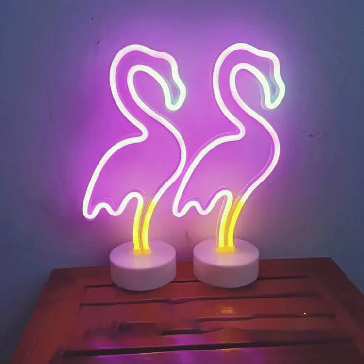 Lampe de Chevet Originale au Néon LED