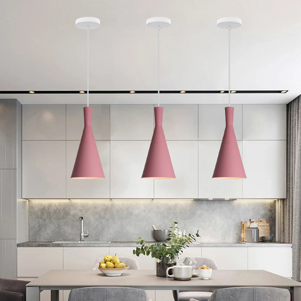 Lampe de Chevet Suspendue Rose
