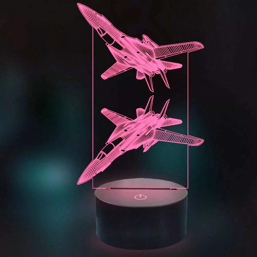 Lampe de Chevet Originale Avion de chasse