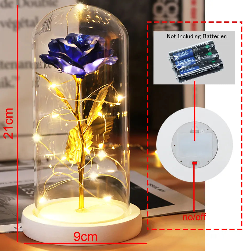 Lampe de chevet romantique rose eternel originale