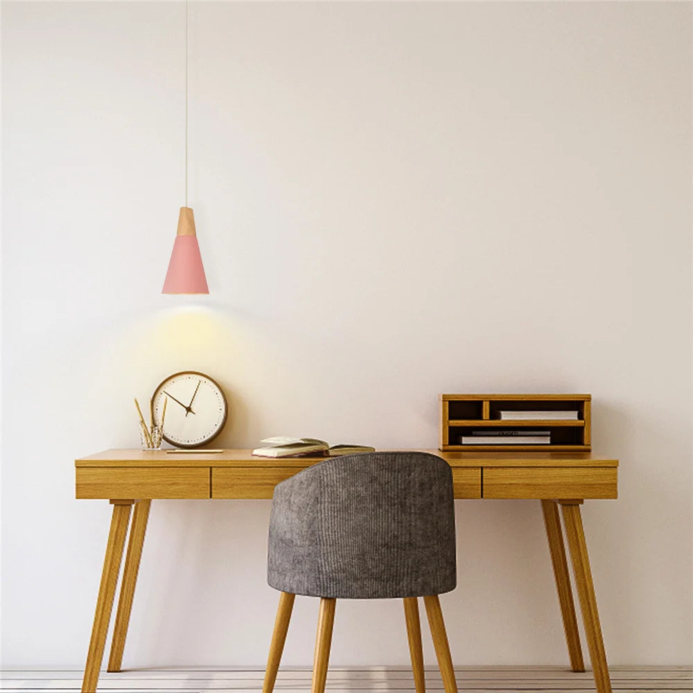 Lampe de Chevet Suspendue Rose