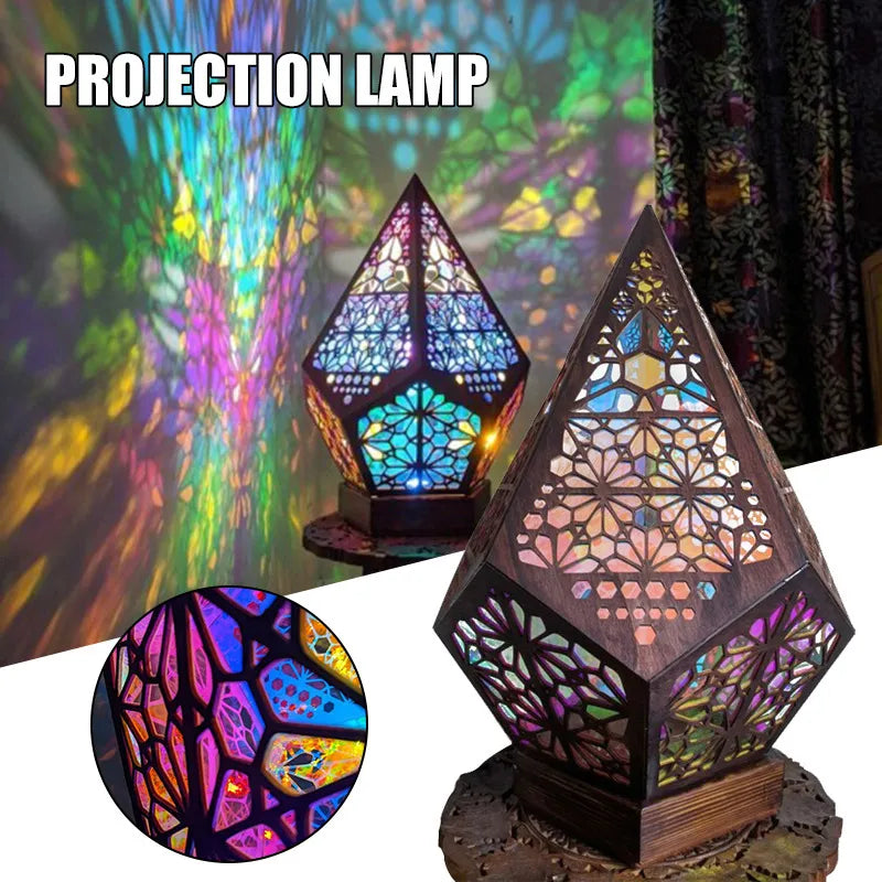 Lampe de chevet Bohème Led à piles
