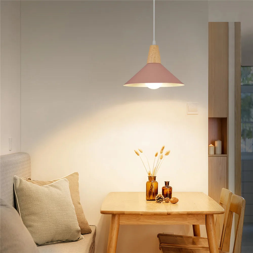 Lampe de Chevet Suspendue Rose
