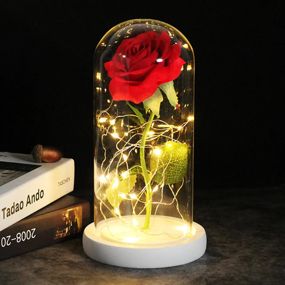 Lampe de chevet romantique rose eternel originale