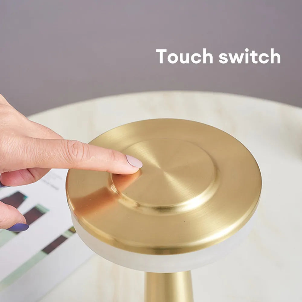 Lampe de chevet led rétro tactile