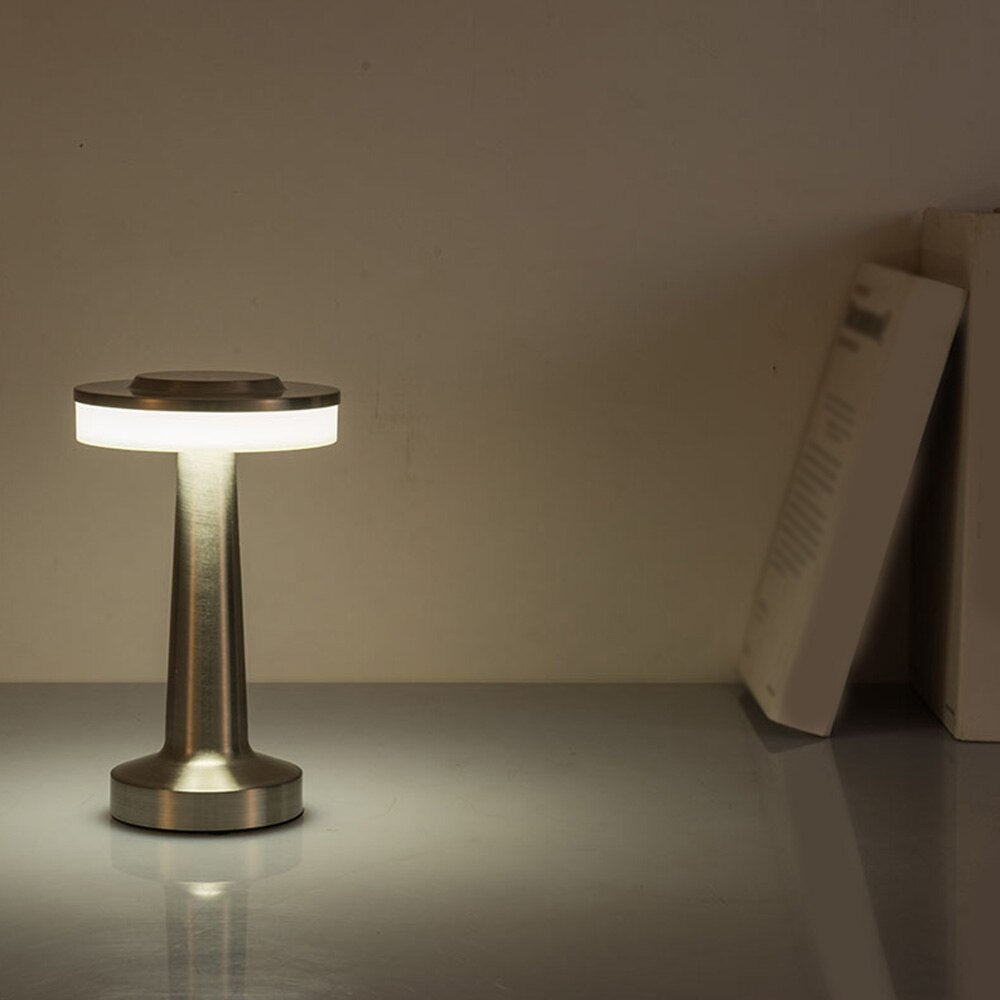 Lampe de chevet led rétro tactile