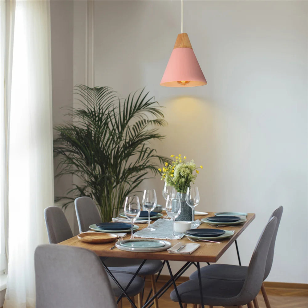 Lampe de Chevet Suspendue Rose