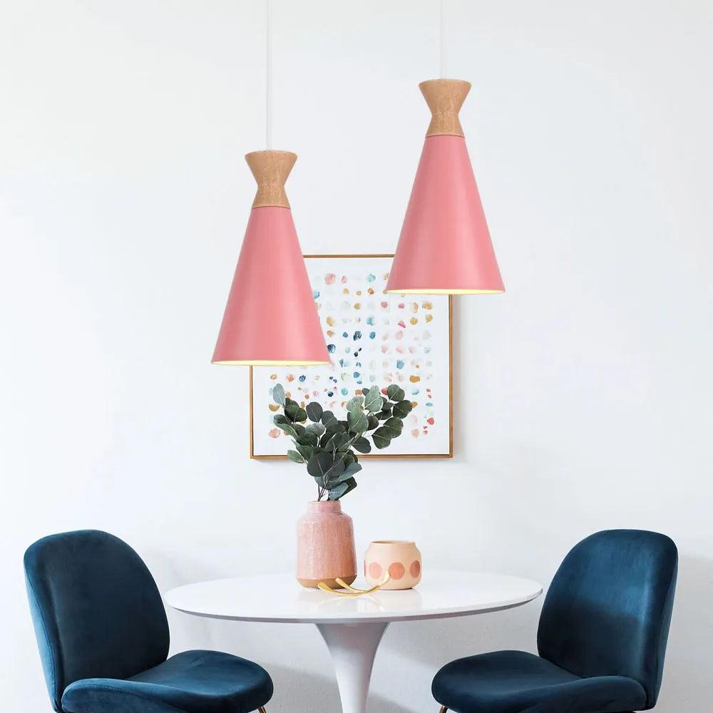 Lampe de Chevet Suspendue Rose