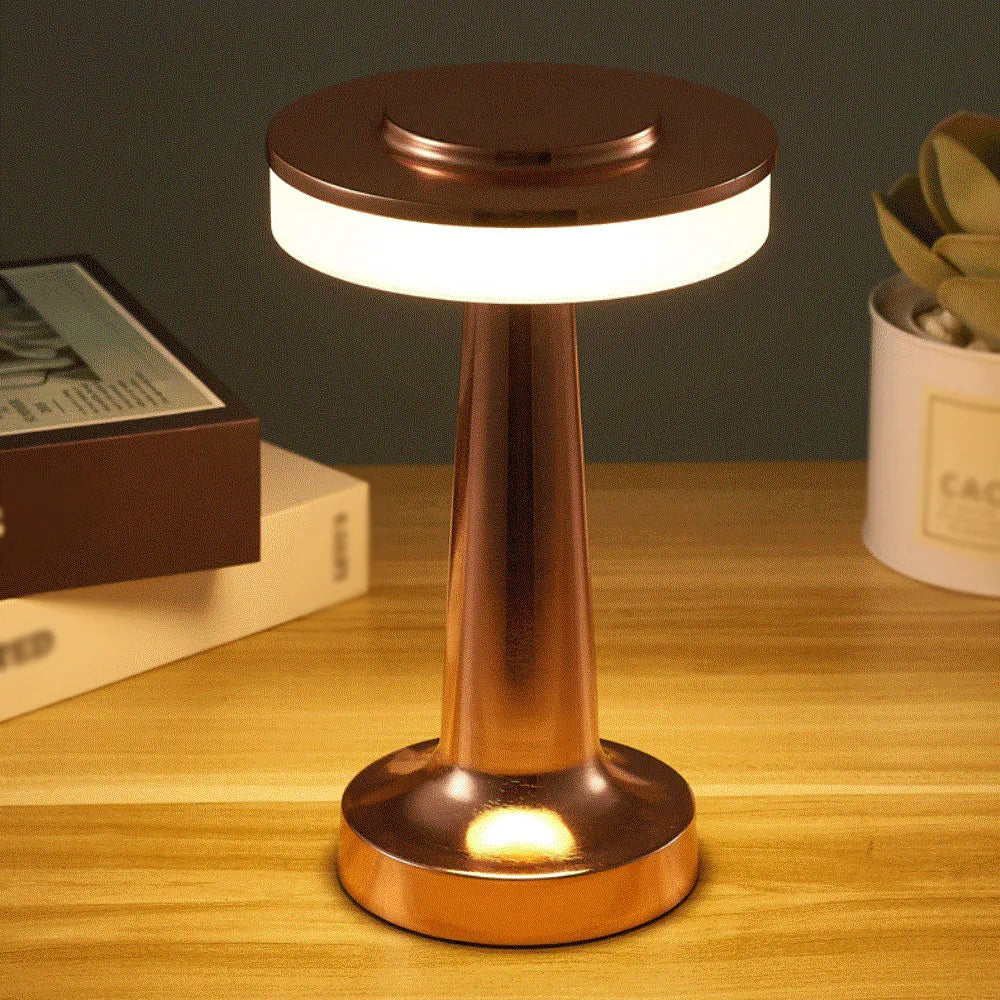 Lampe de chevet led rétro tactile