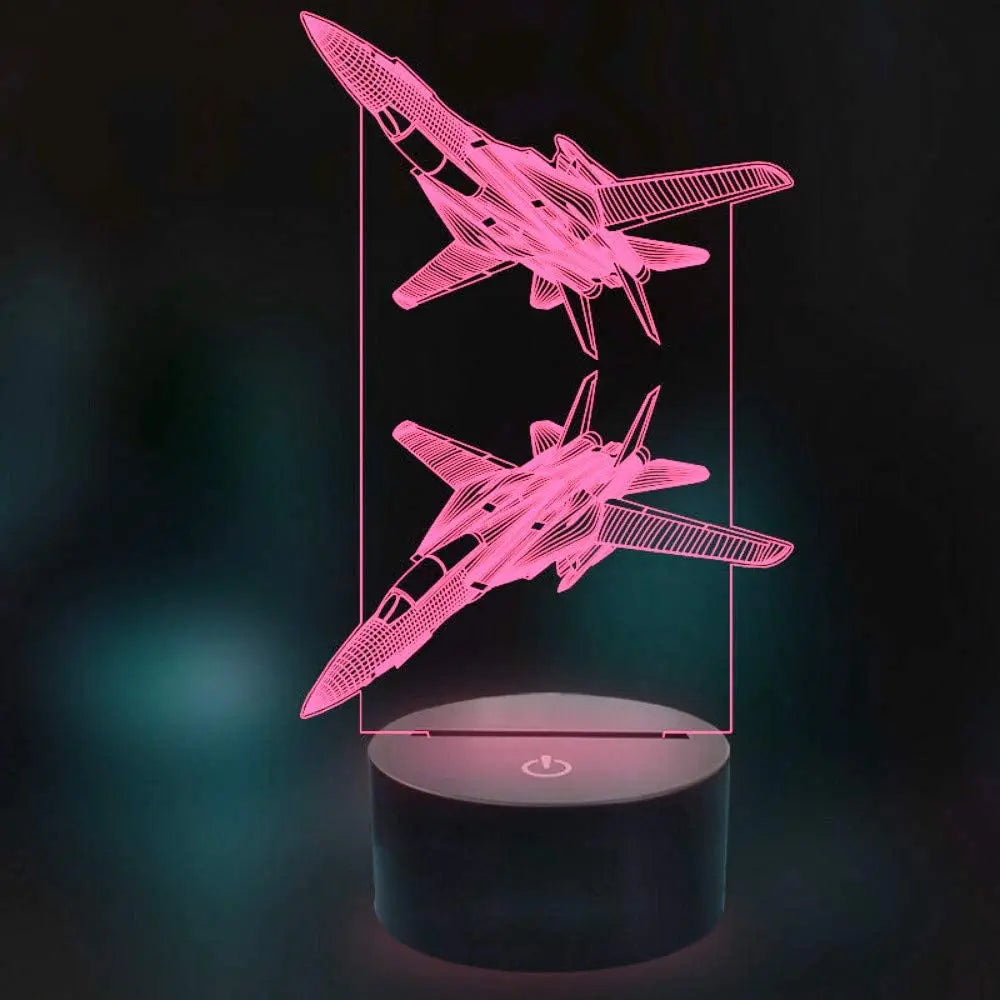 Lampe de Chevet Originale Avion de chasse