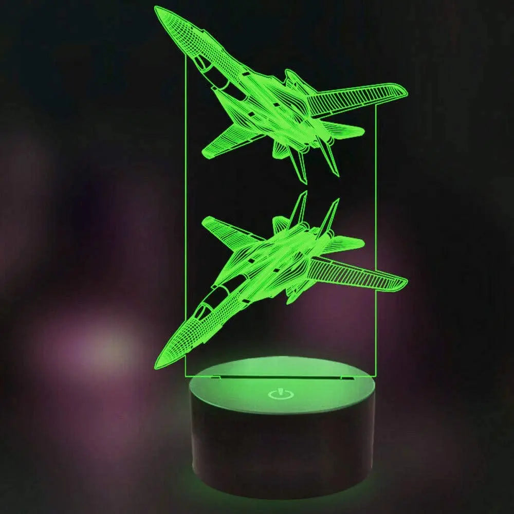 Lampe de Chevet Originale Avion de chasse