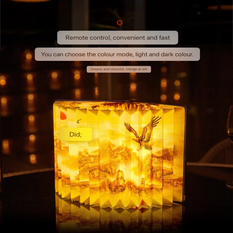 Lampe de chevet livre enfant