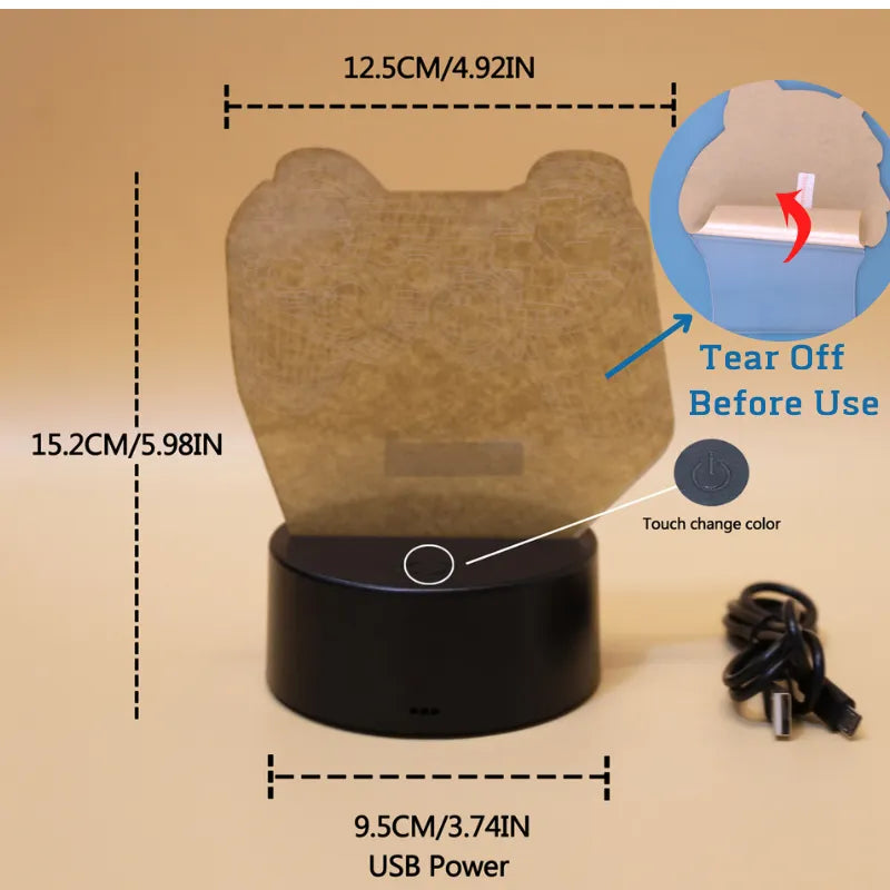 Lampe de Chevet Originale Manette