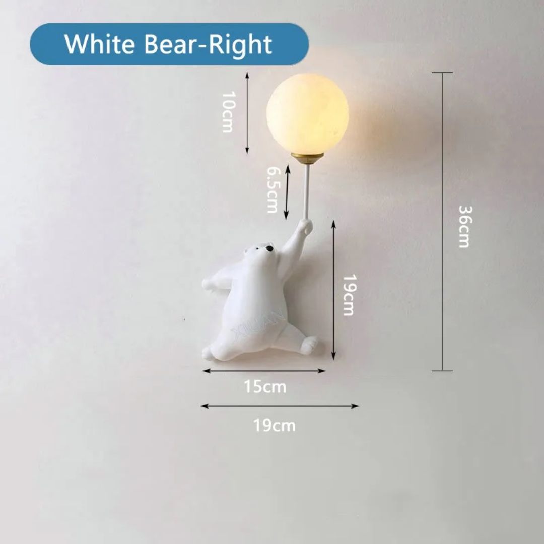 Lampe de Chevet Ours Murale