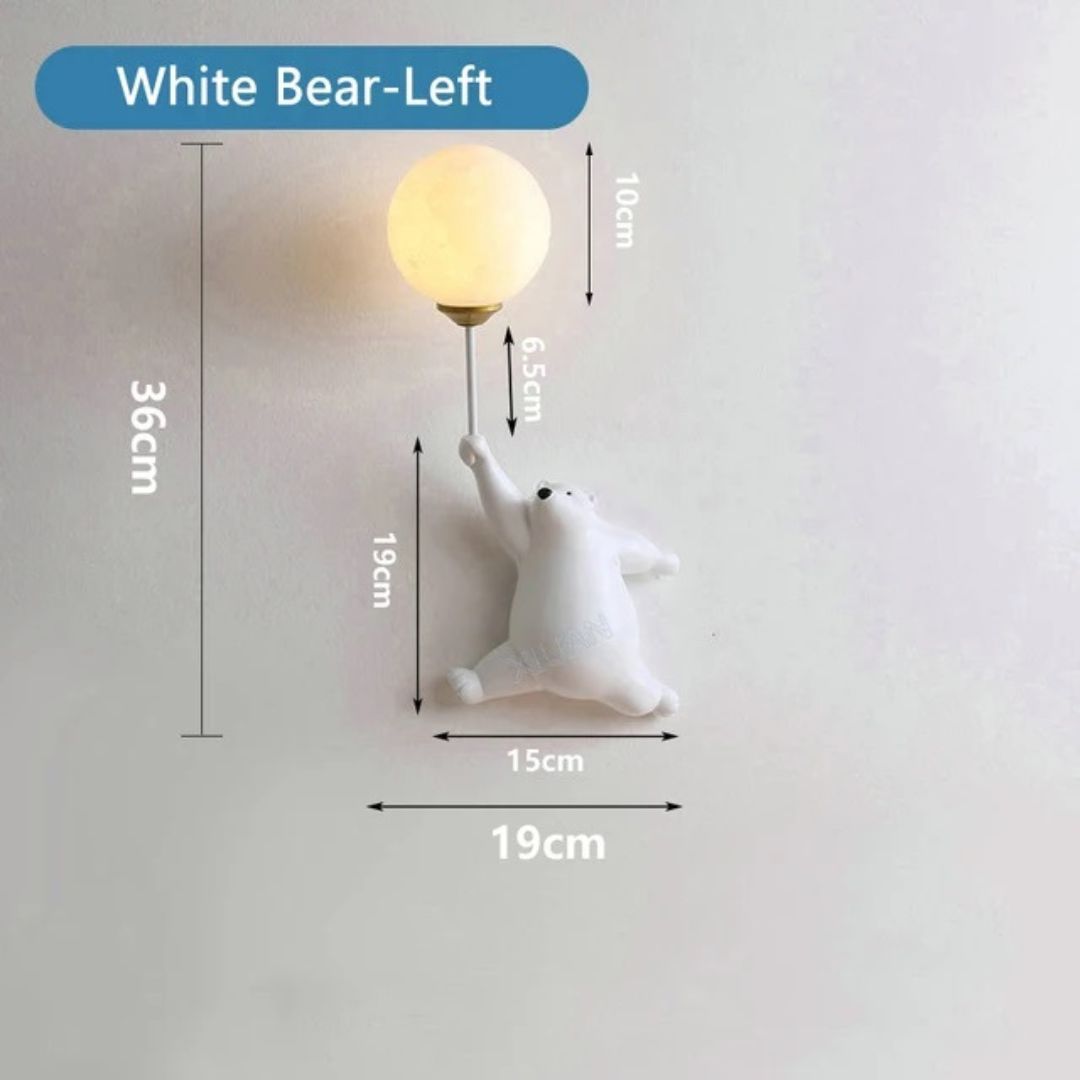 Lampe de Chevet Ours Murale