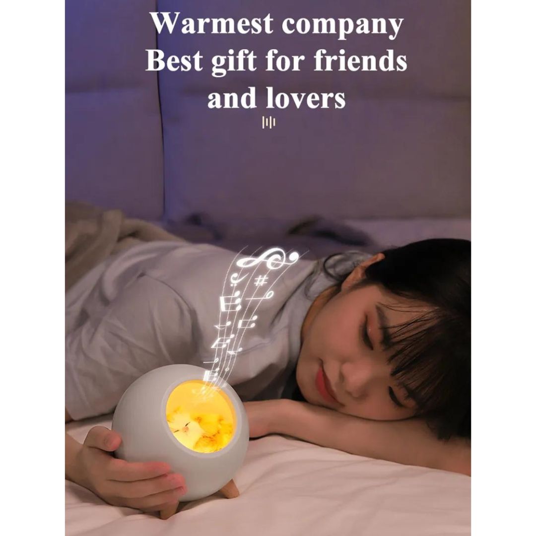 Lampe de Chevet Chaton Bluetooth rechargeable