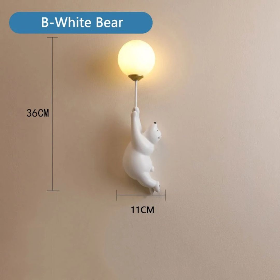 Lampe de Chevet Ours Murale