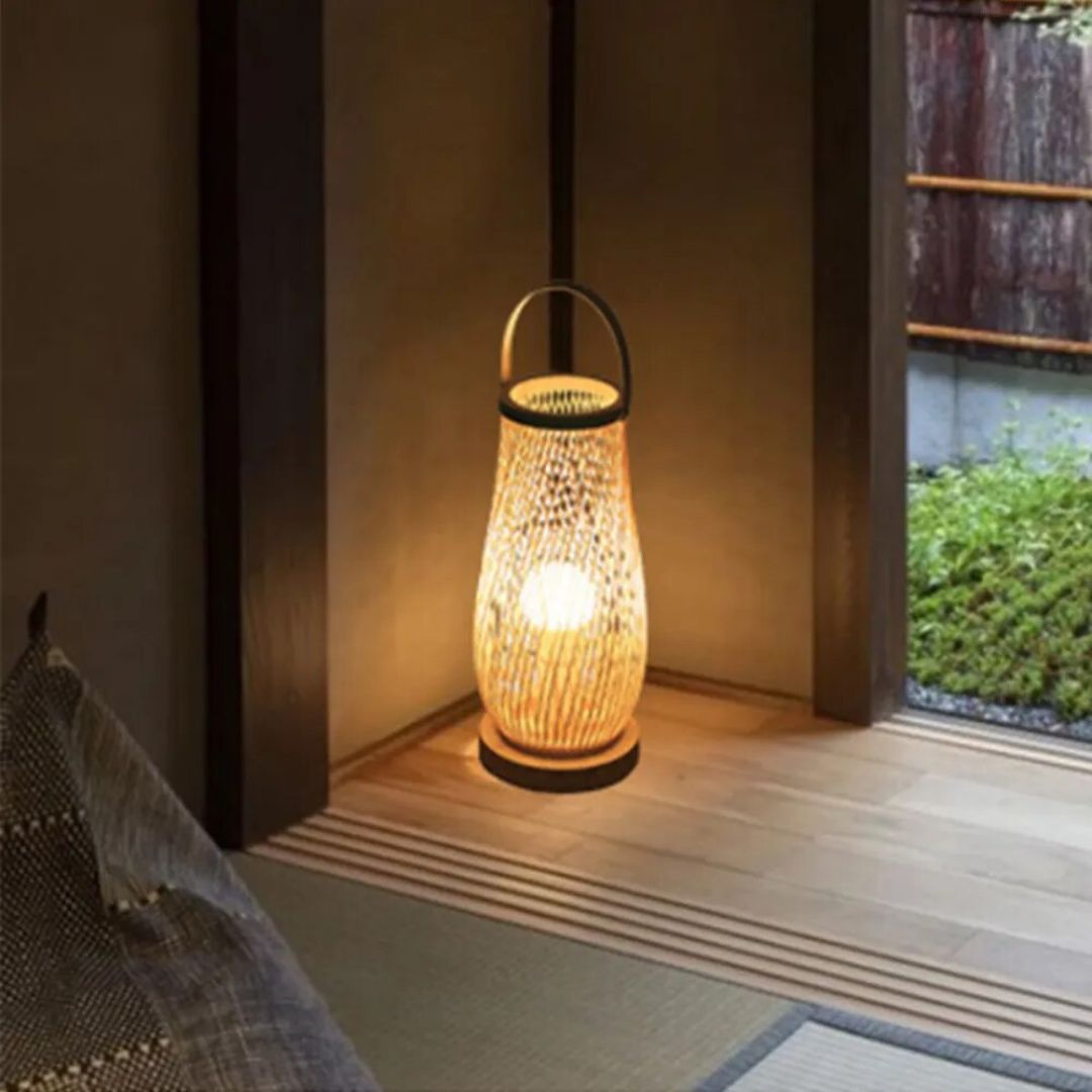 Lampe de Chevet Bambou et Bois