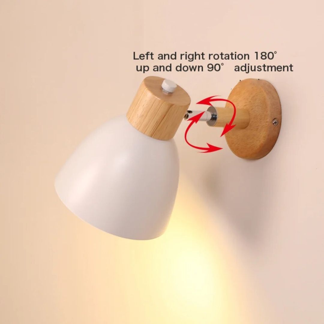 Lampe de Chevet vintage Murale rose