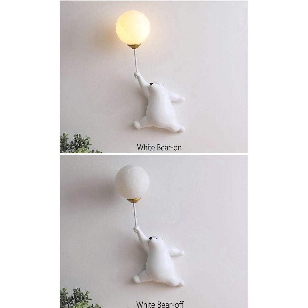 Lampe de Chevet Ours Murale