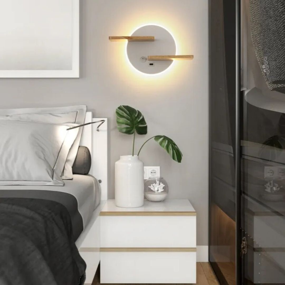 Lampe de Chevet Murale Moderne avec prise usb