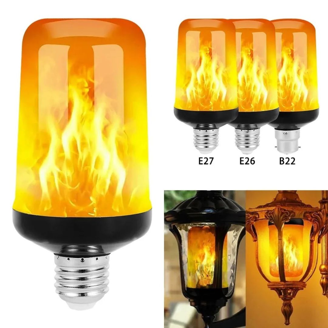 Ampoules Effet de Flamme E27 et E14