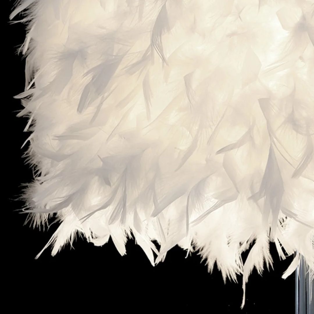 Lampe de Chevet en Plumes