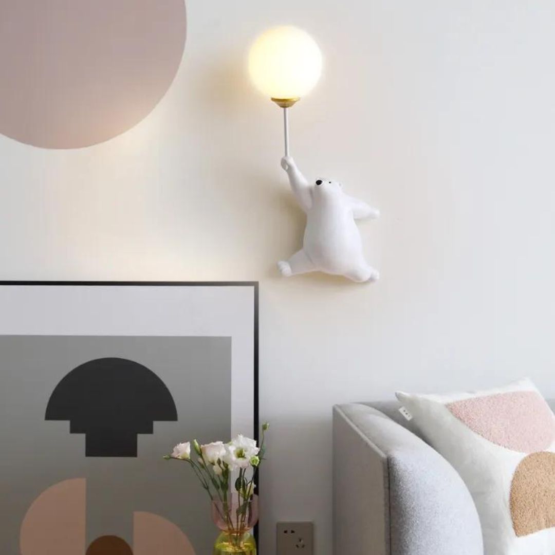 Lampe de Chevet Ours Murale