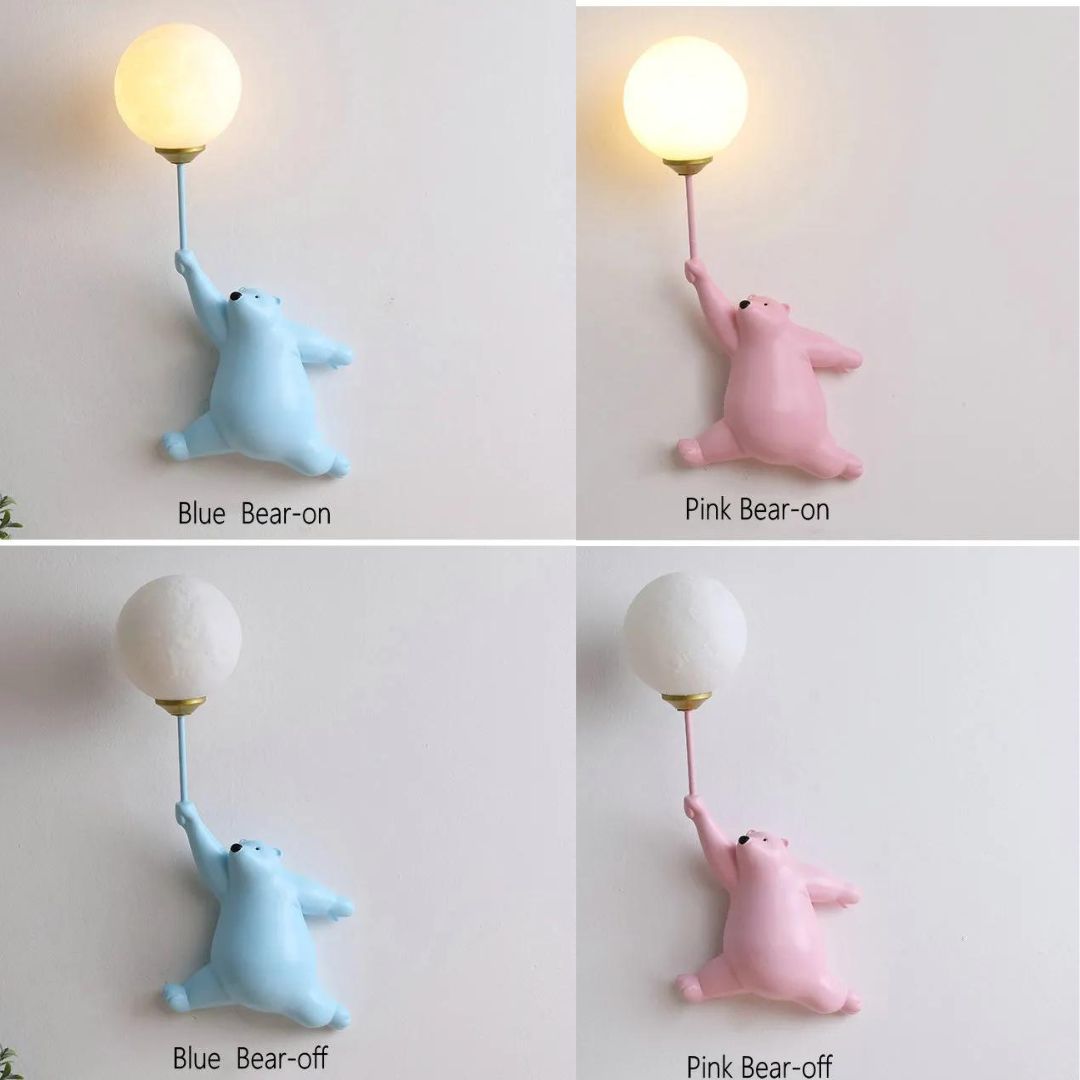 Lampe de Chevet Ours Murale