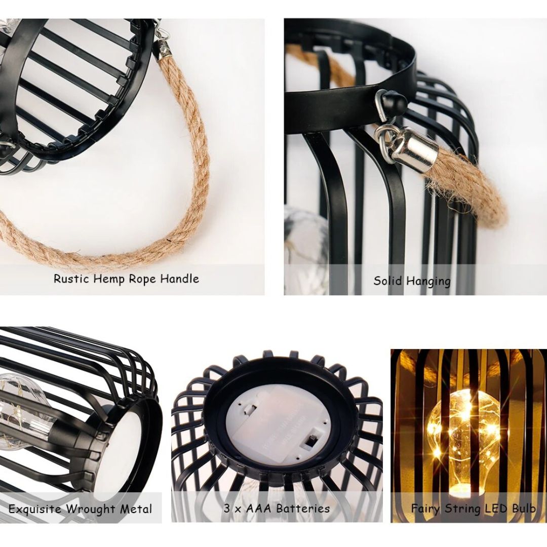 Lampe de Chevet LED Rétro