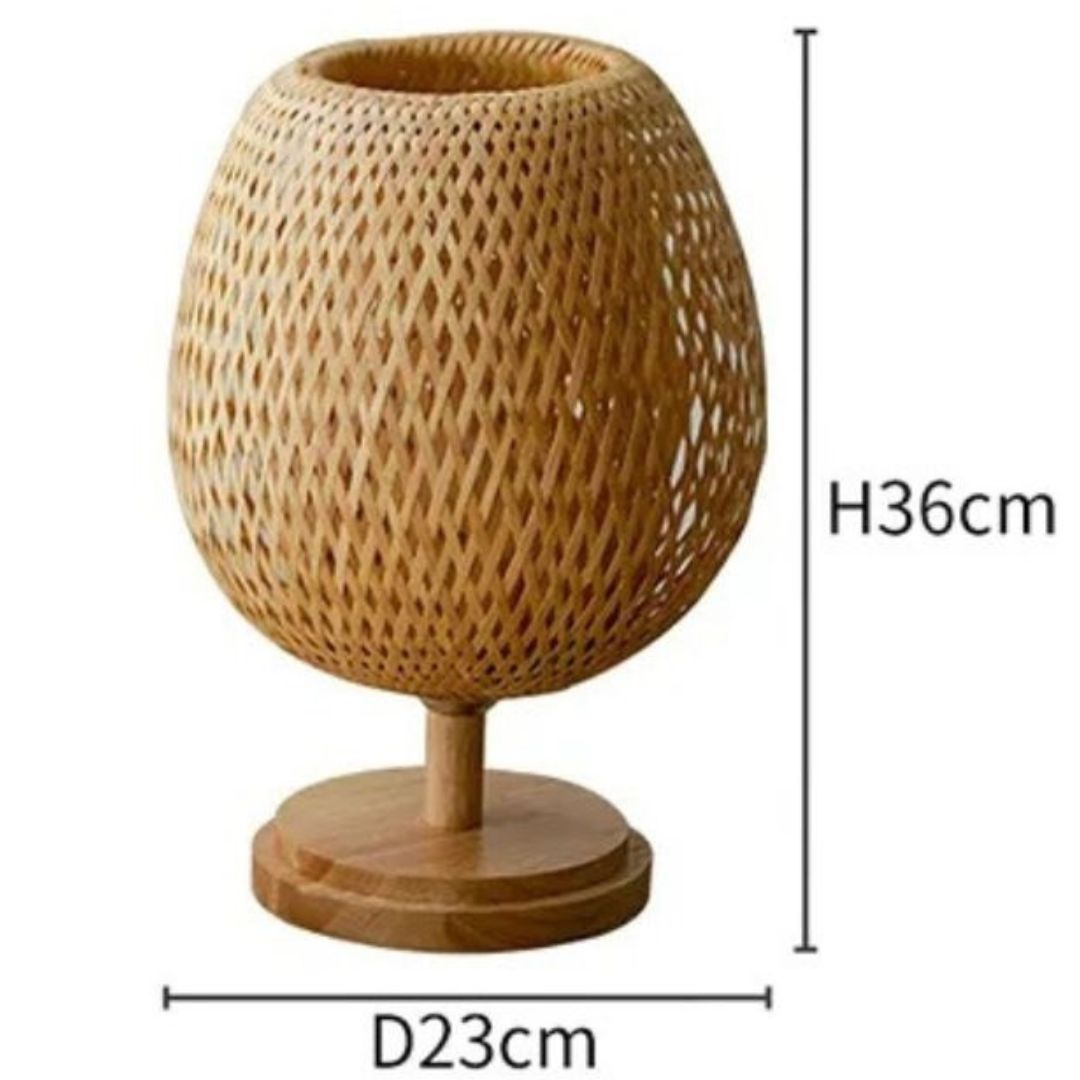 Lampe de Chevet Bambou et Bois petite