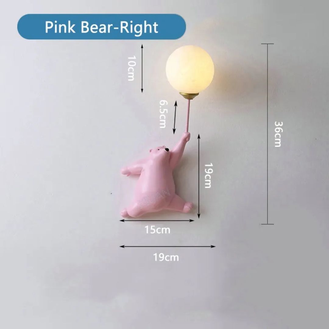 Lampe de Chevet Ours Murale