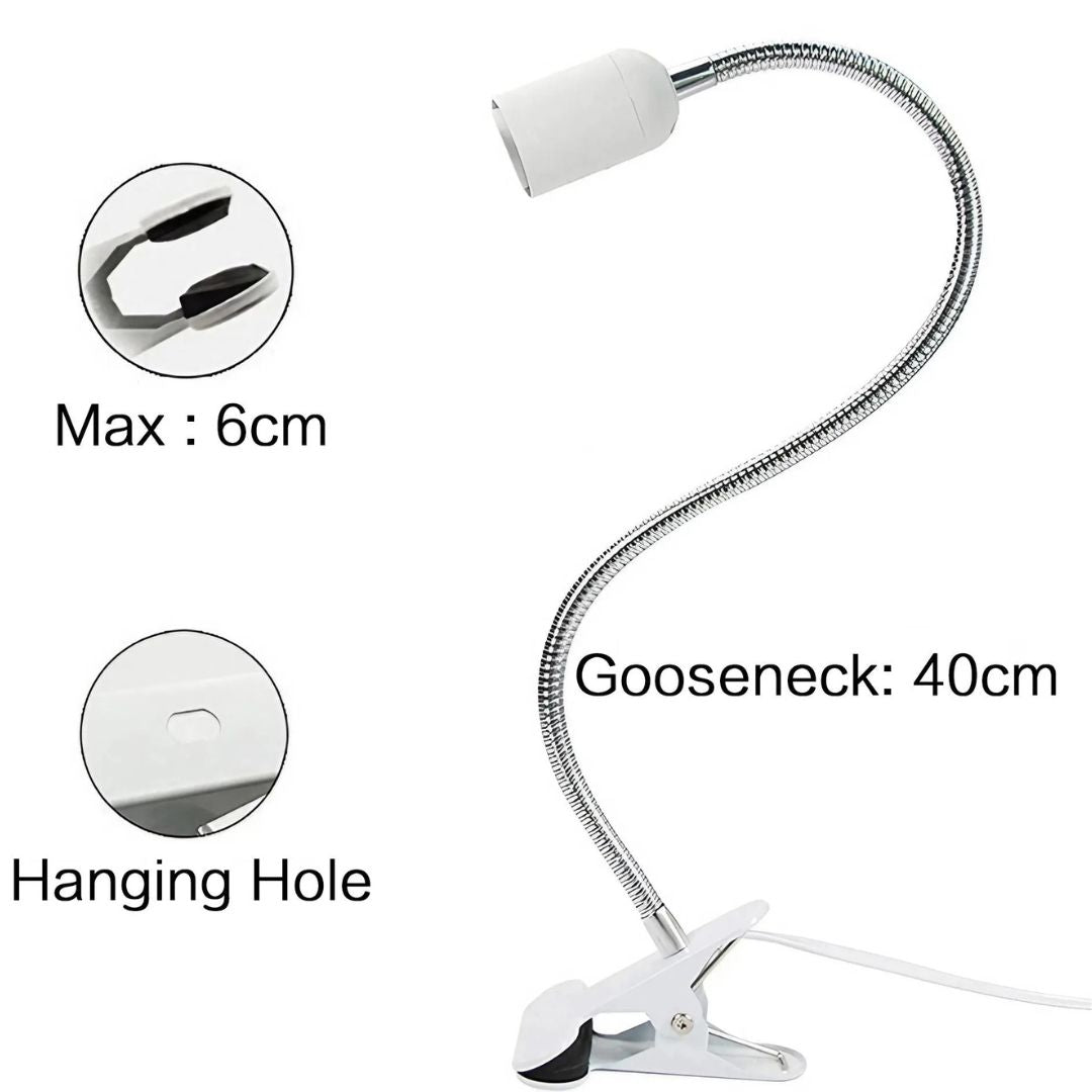 Lampe de Chevet Pince douille E27