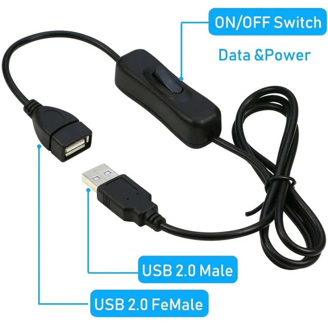 Interrupteur avec Prise USB pour Lampe de Chevet