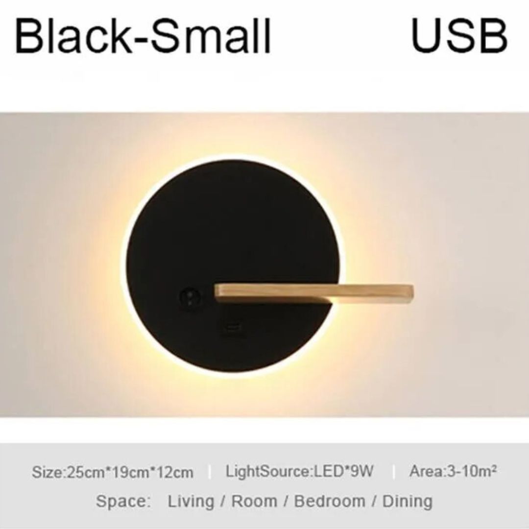 Lampe de Chevet Murale Moderne avec prise usb