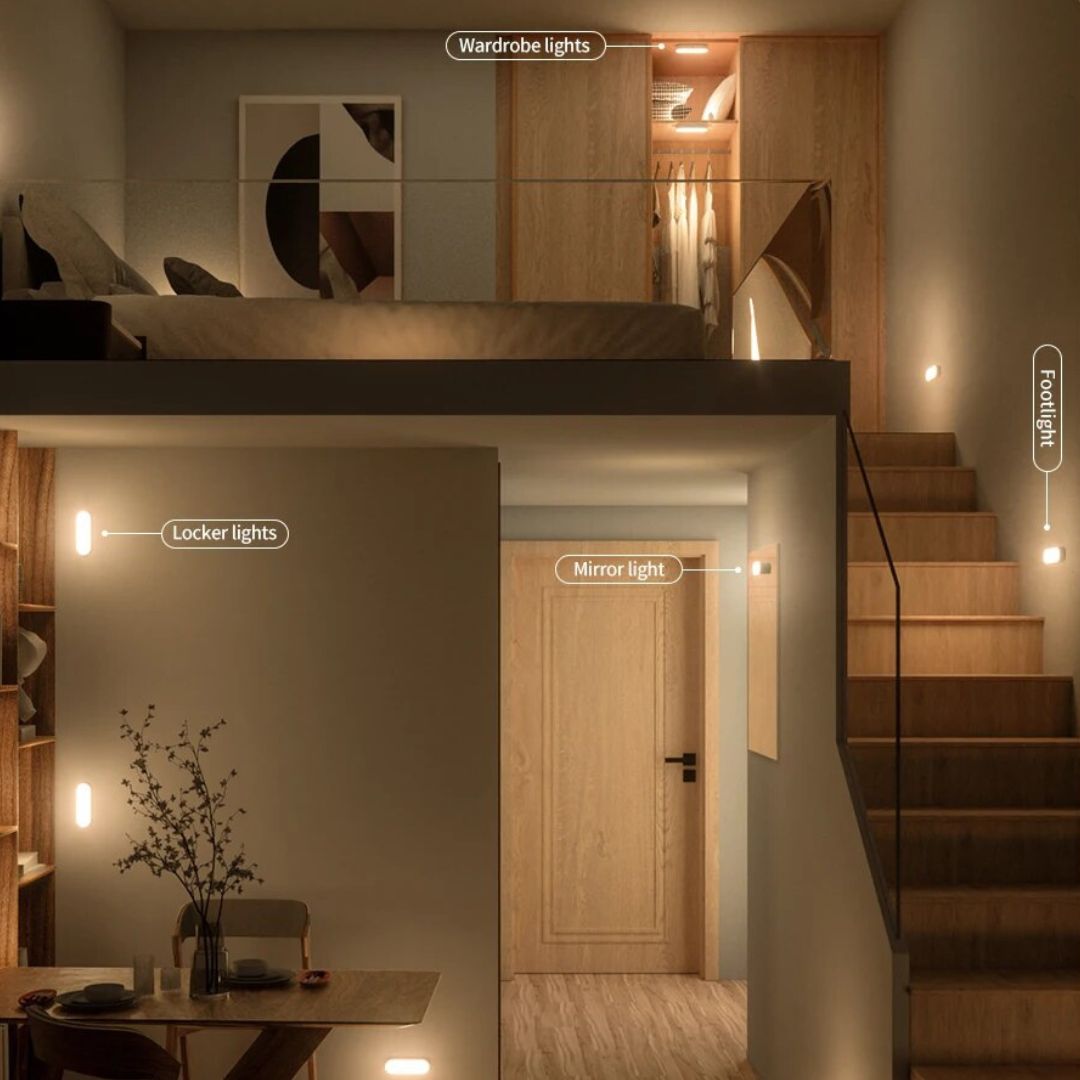 Lampe de Chevet avec Détecteur de Mouvement portable