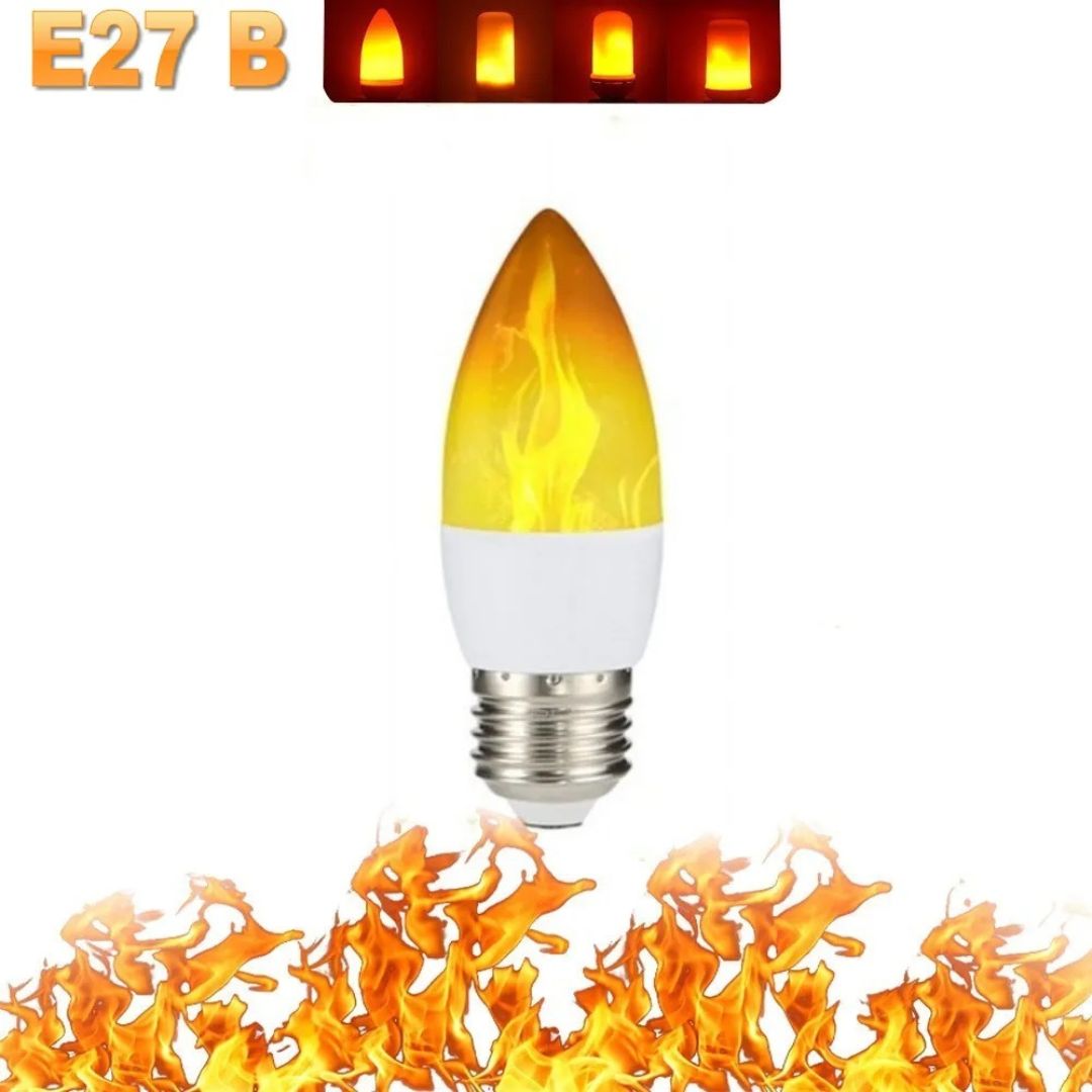 Ampoules Effet de Flamme E27 et E14