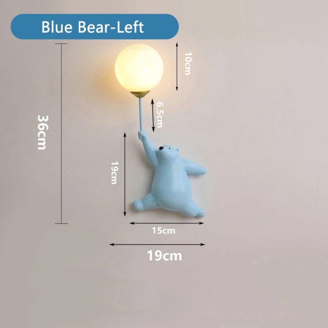 Lampe de Chevet Ours Murale