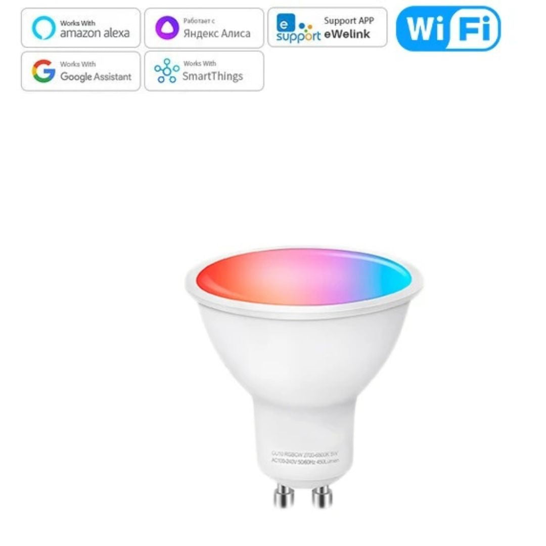 Ampoule GU10 WiFi ou Zigbee