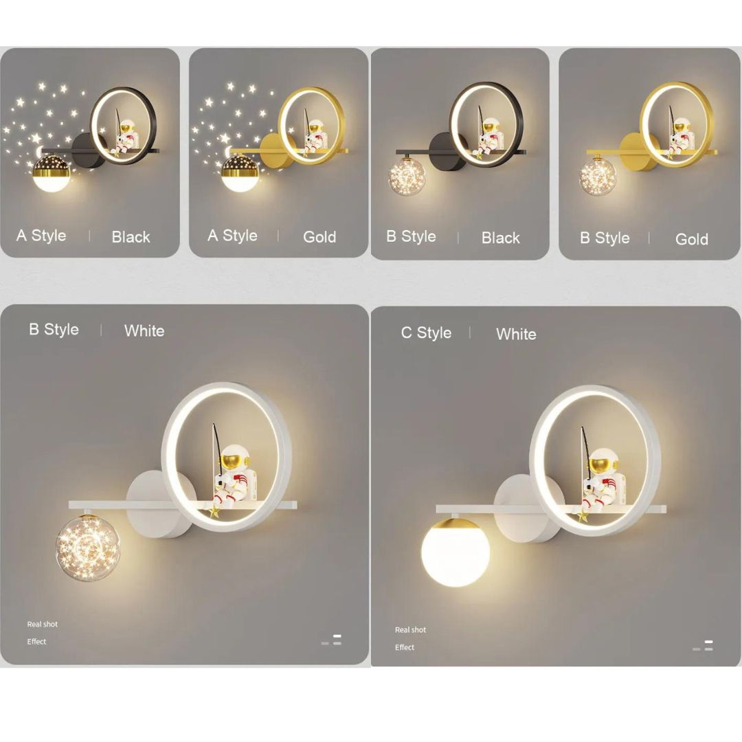 Lampe de Chevet Murale Astronaute