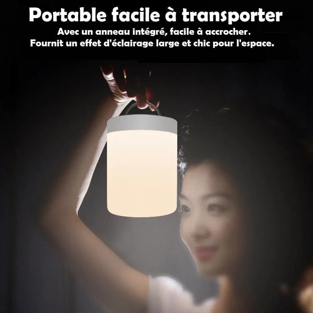 Lampe de chevet LED sans-fils Tactile RGB