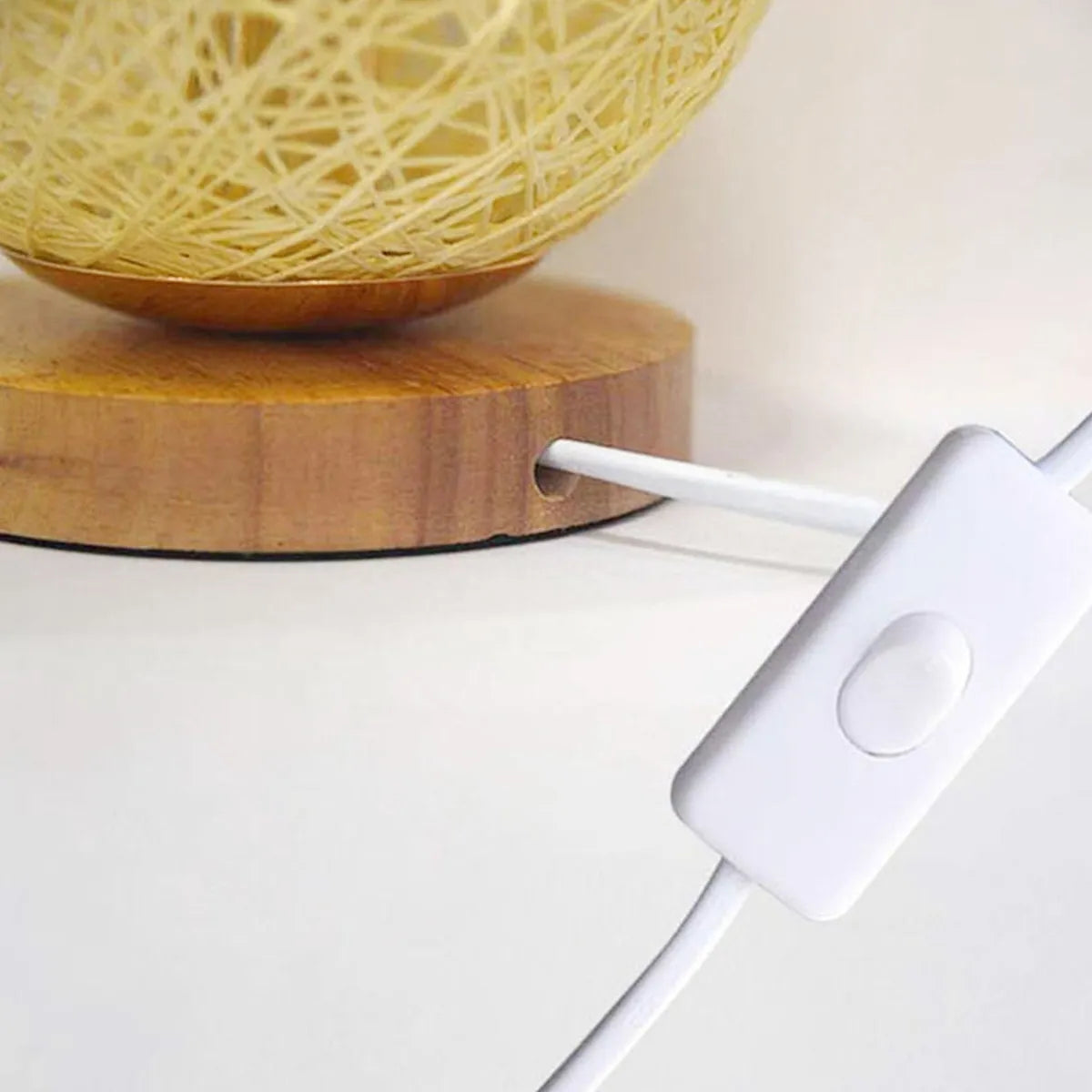Lampes de Chevet Rotin