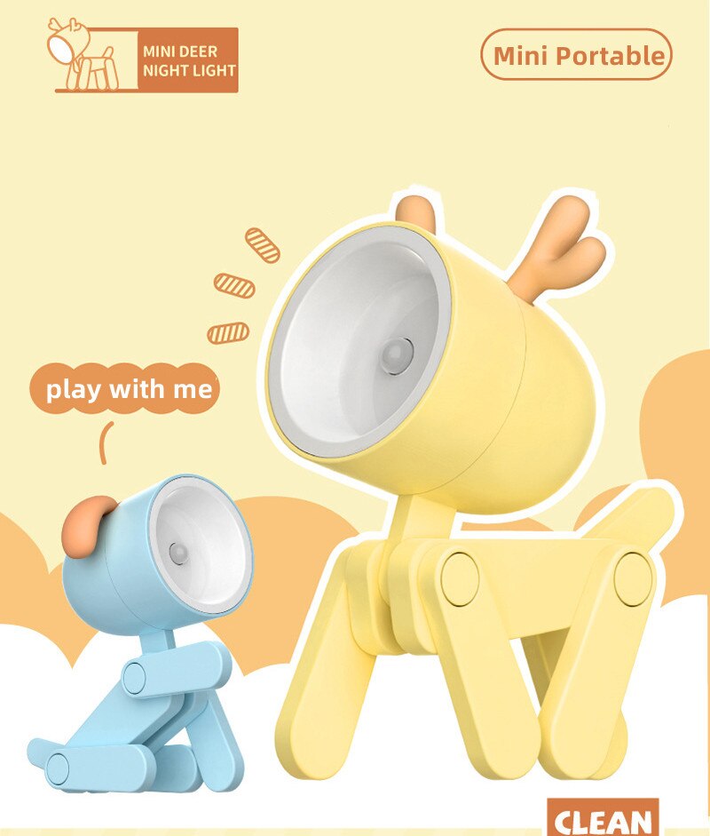 Lampe de chevet animaux enfant