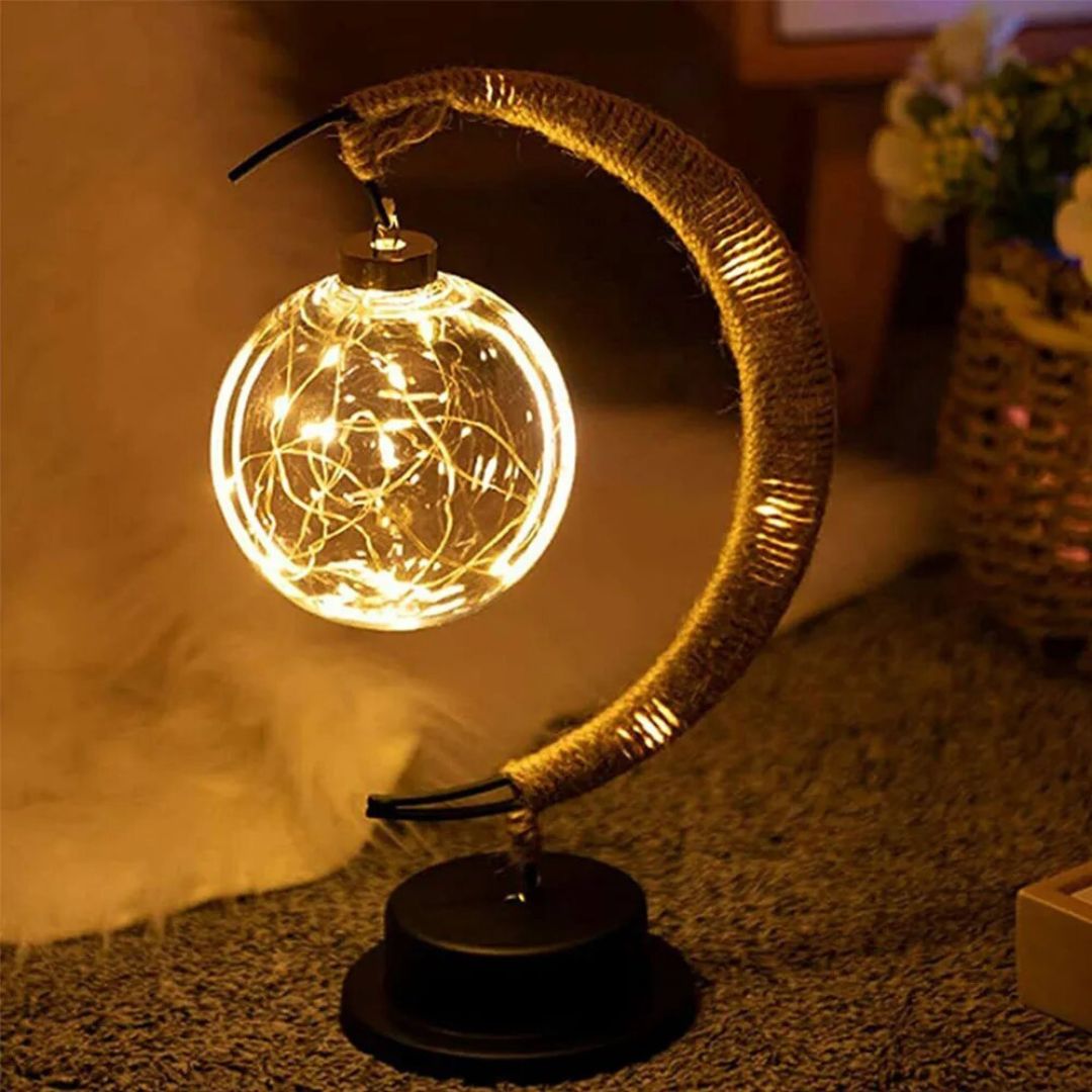 Lampe de Chevet original Forme de Croissant de Lune