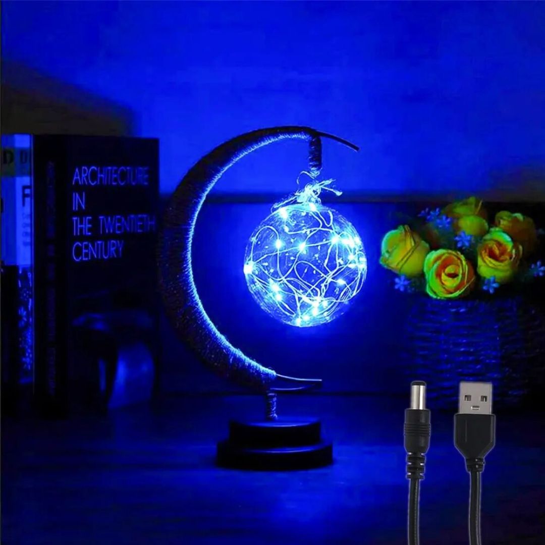 Lampe de Chevet original Forme de Croissant de Lune
