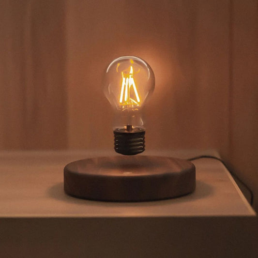 1 Lampe À Ampoule Flottante Magnétique, Lampe De Bureau À Ampoule