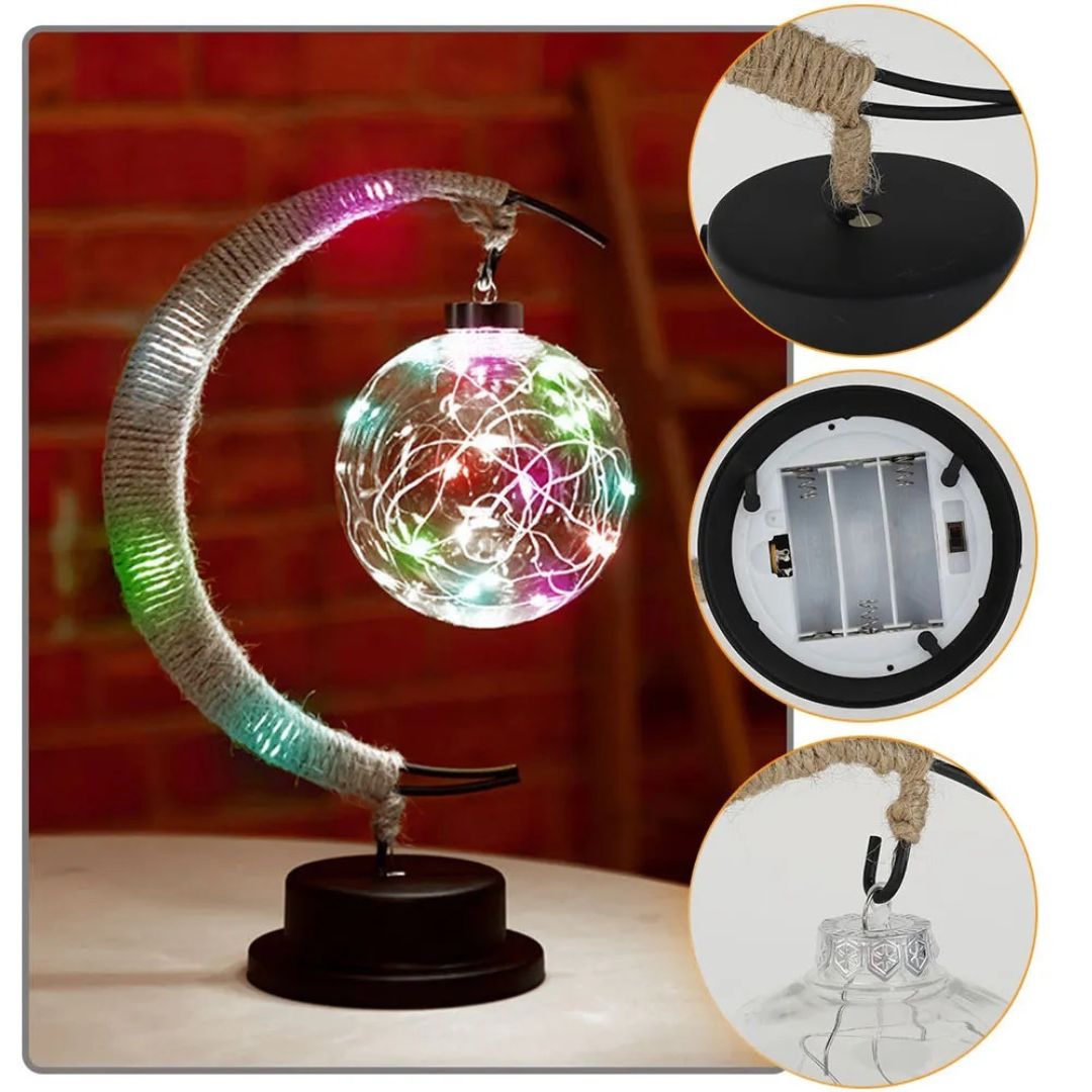 Lampe de Chevet original Forme de Croissant de Lune